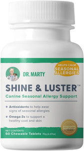 Dr. Marty Shine & Luster Seasonal Allergy Support Chewables for Dogs, 60 Ct.