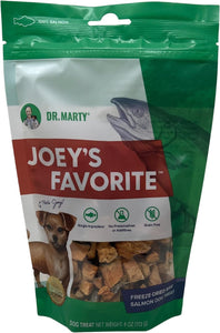 Dr. Marty, Joey's Favorite Salmon Dog Treat 4 oz Bag
