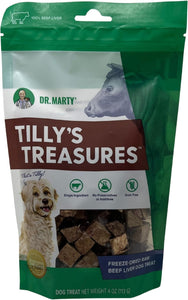 Dr. Marty Tilly's Treasures Beef Liver Dog Treat 4 oz Bag